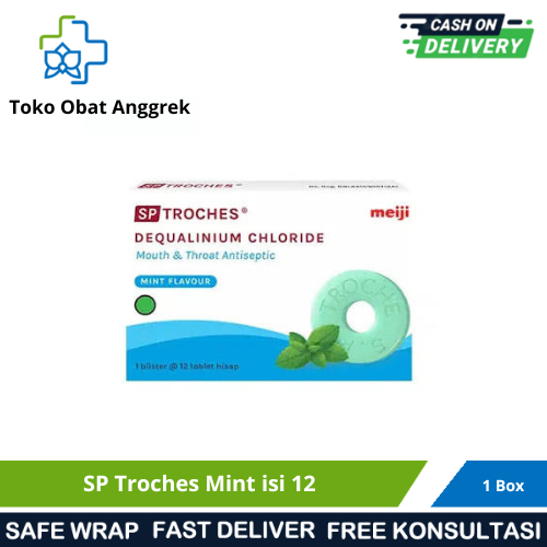 SP TROCHES MEIJI/TABLET HISAP/OBAT RADANG HISAP/OBAT TENGGOROKAN
