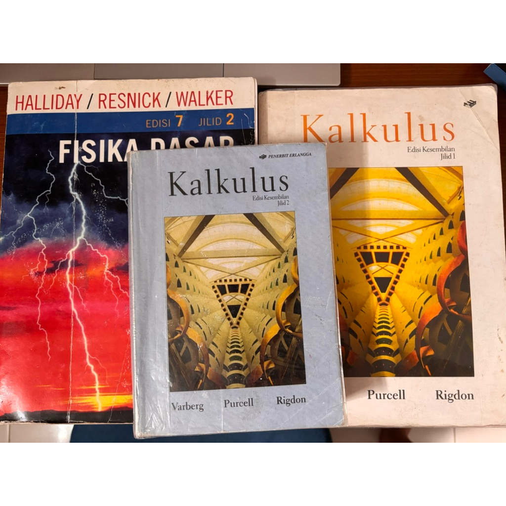 preloved buku kalkulus purcell fisika halliday chempro phiwiki mathco