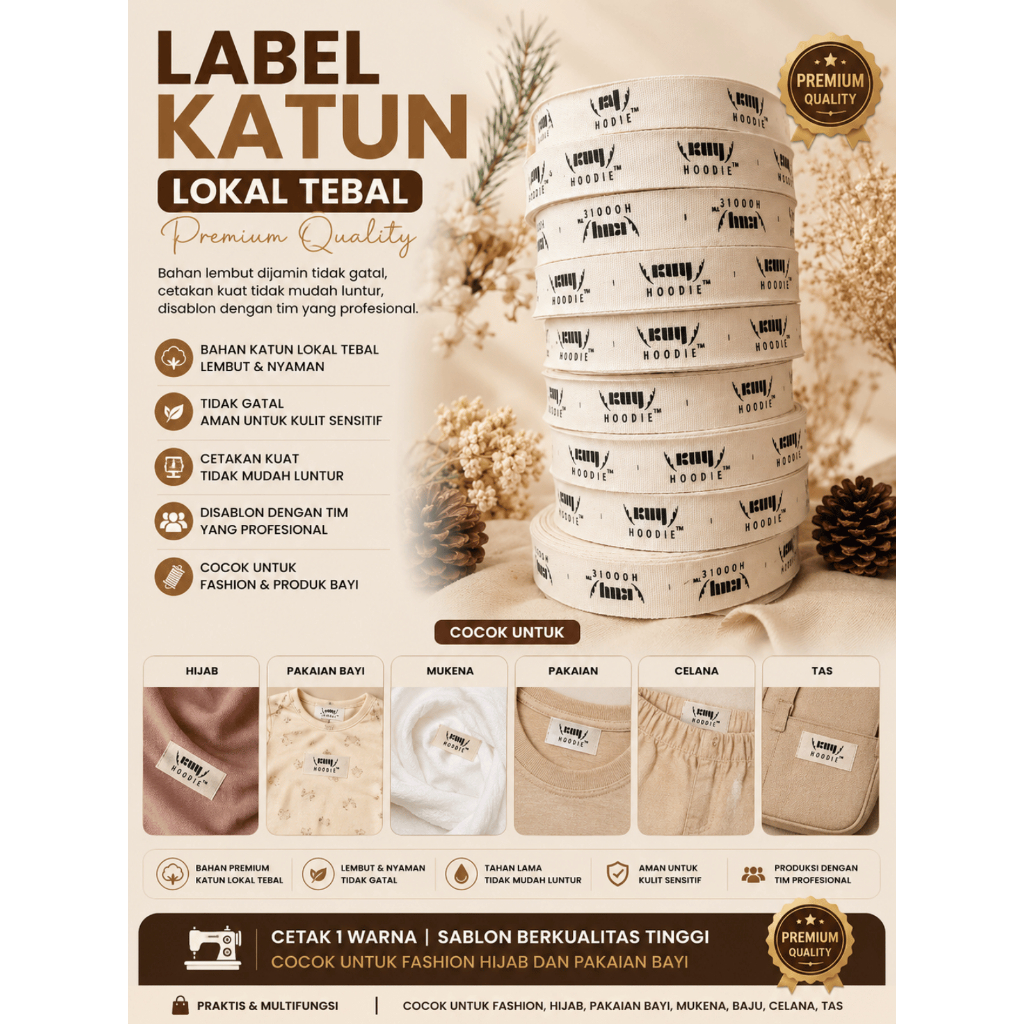 label baju , label katun local,label nama ,label ukuran , label custom ,label baju anak ,label baju 