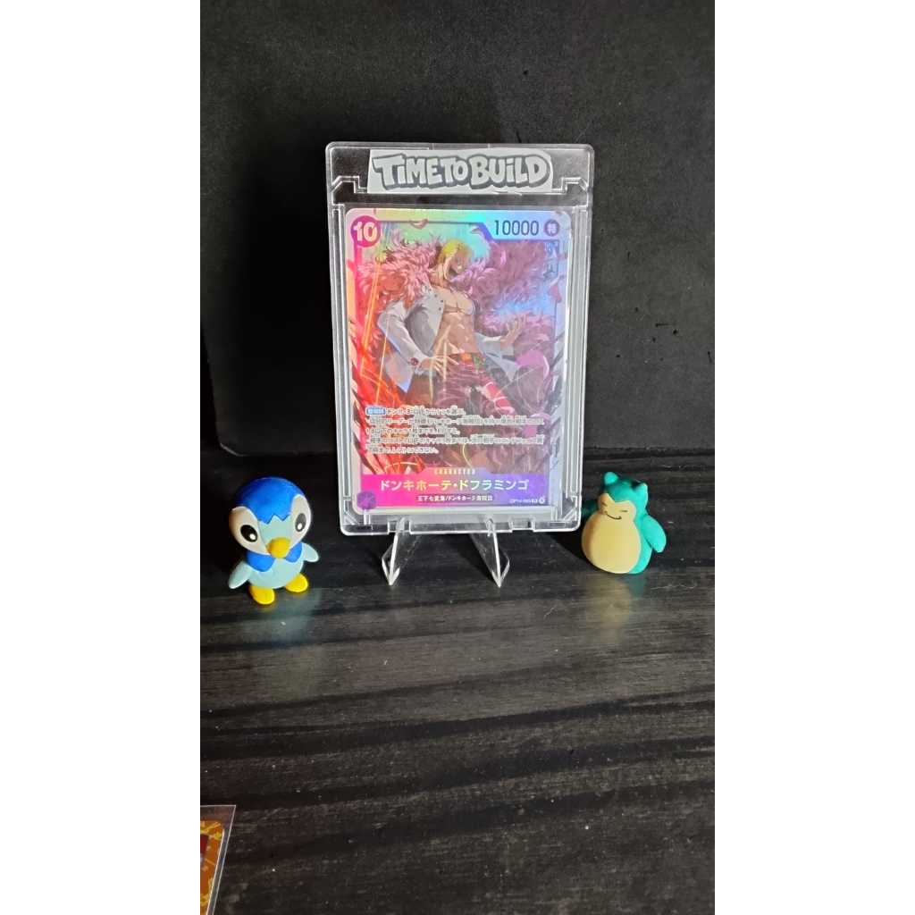 Sonquixote Doflamigo OP14-069  SR Set Azure Sea's Seven Kartu One Piece TCG Japanese Kondisi Near Mi
