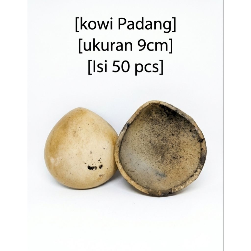 KOWI Padang,[Diameter 9cm]-[isi 50 pcs]-Anti Retak dan Desain Elegan,Tahan Suhu Panas.alat lebur ema