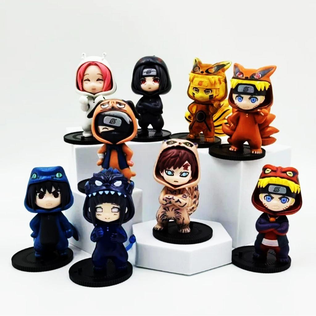Action Figure Naruto Cosplay Biju Gaara Sasuke Sakura Kakashi Hinata Itachi Naruto Kurama