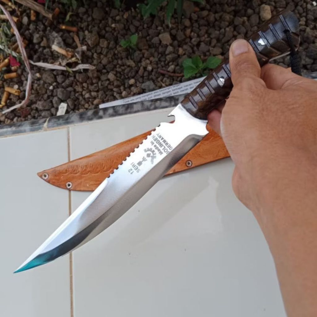Pisau cap garpu original untuk potong daging/ikan