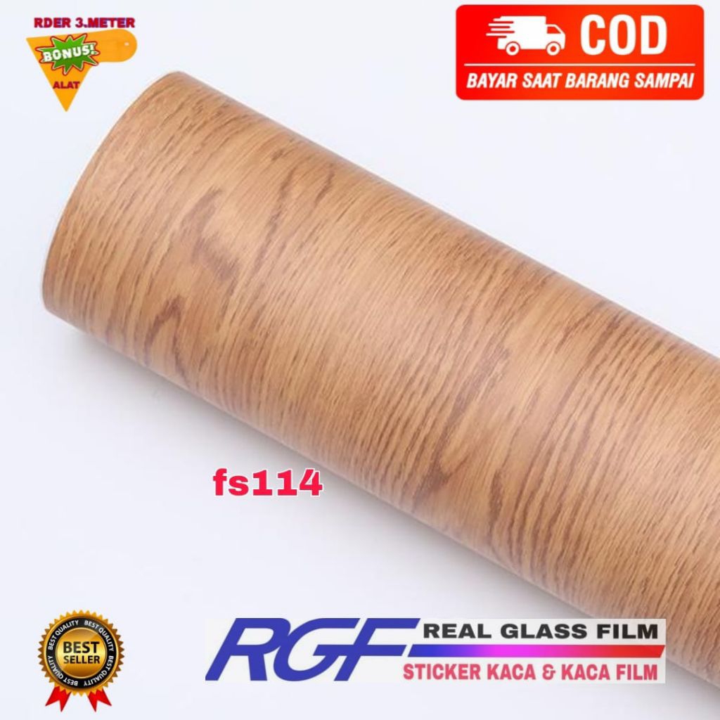 HPL STIKER KAYU COKLAT/WALLPAPER STIKER DAPUR KAYU SERAT COKLAT/HPL KAYU KUNING/HPL KAYU SERAT UNTUK