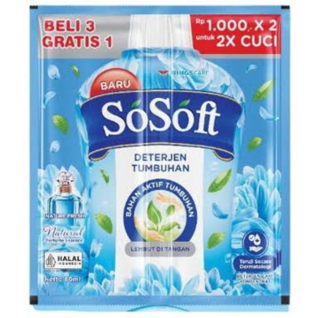 SOSOFT renceng isi 16 sachet