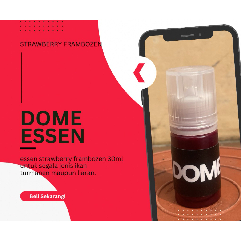 ESSEN OPLOSAN STRAWBERRY FRAMBOZEN