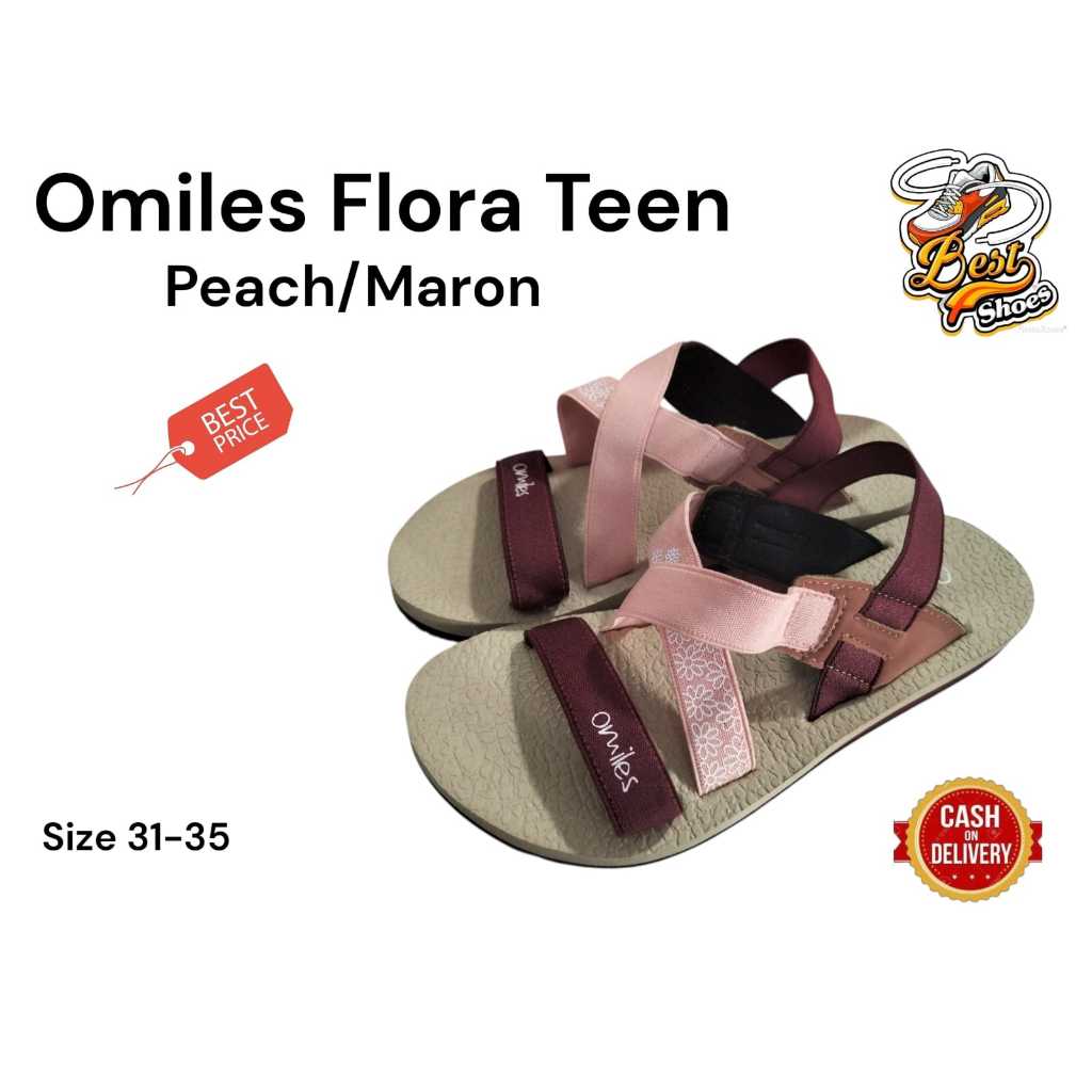 OMILES FLORA Teen -SANDAL GUNUNG WANITA DEWASA- OMILES ORIGINAL