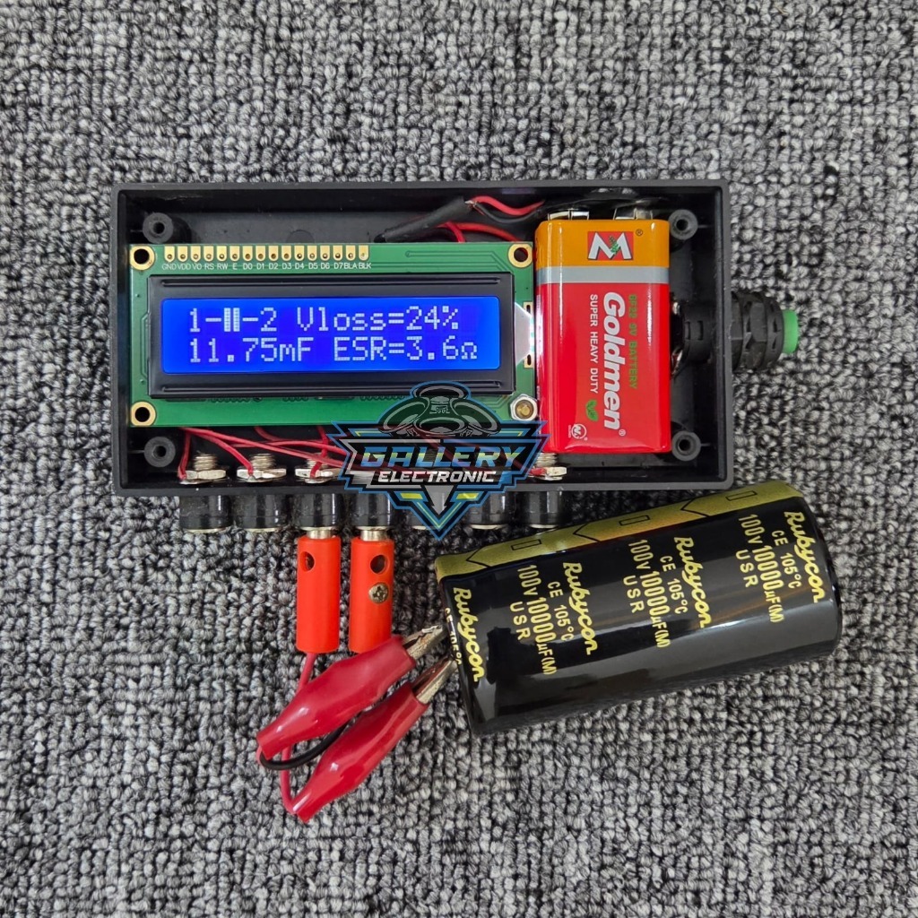 Elco Rubycon USR hitam 100v 10000uf Kapasitor (original)