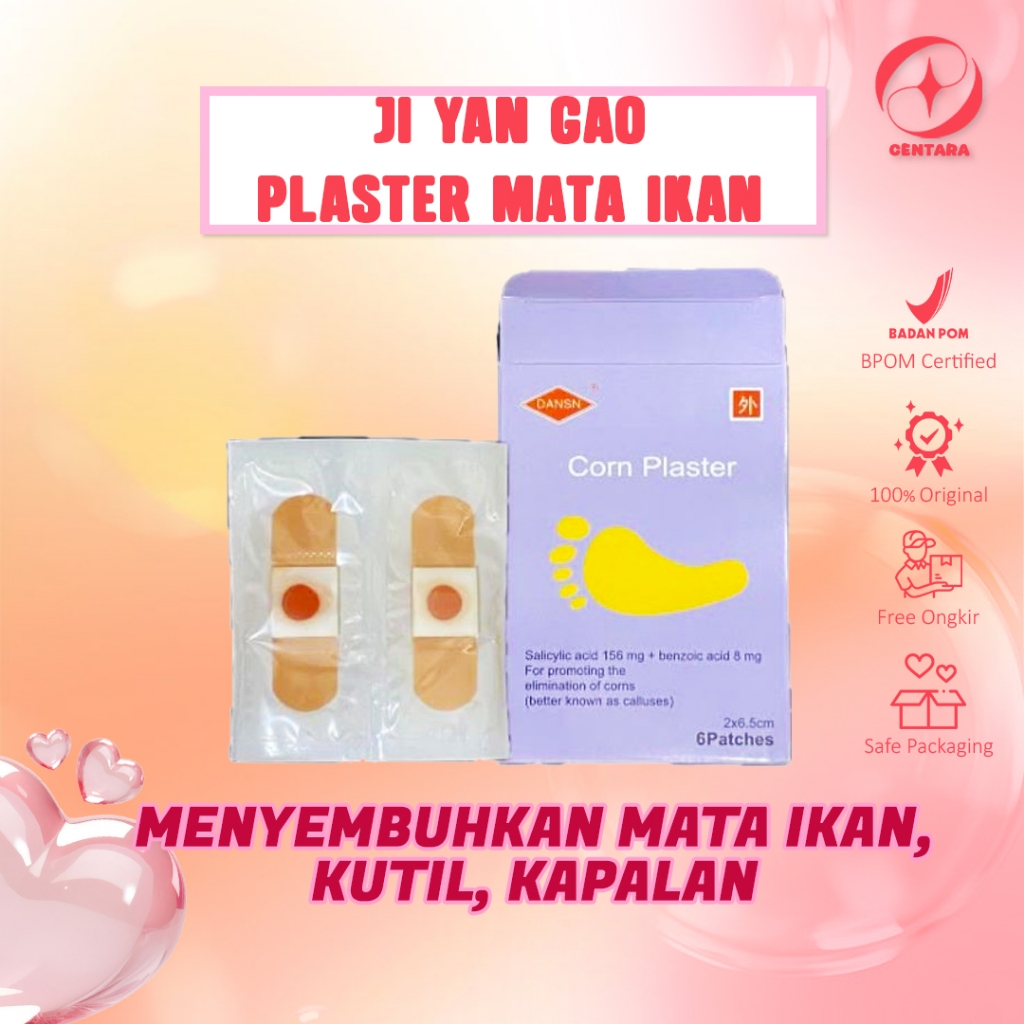 Ji Yan Gao Plaster Mata Ikan, Kutil, Kapalan
