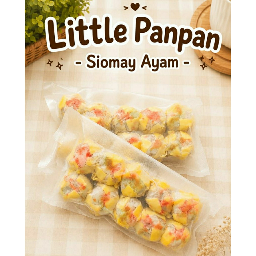 Little Panpan Dimsum Frozen Siomay Ayam/ Dimsum Siap kukus Isi 10 & 20/Frozen Food Surabaya