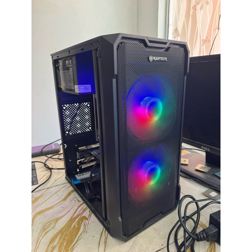 paket pc amd ryzen 5 1600,memory 8gb,ssd 128gb,hdd 500gb,vga 2gb