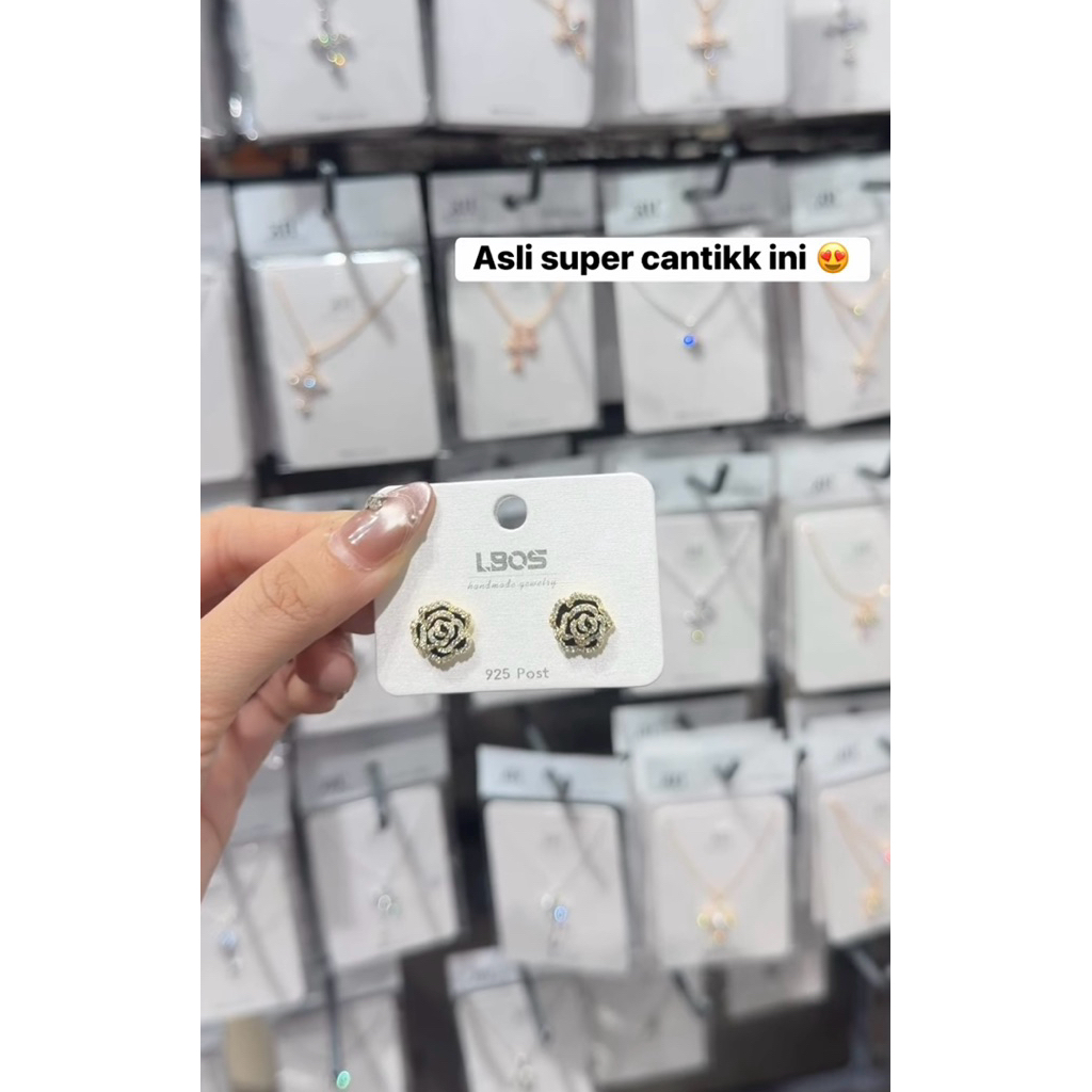 Anting anting wanita kekinian S925
