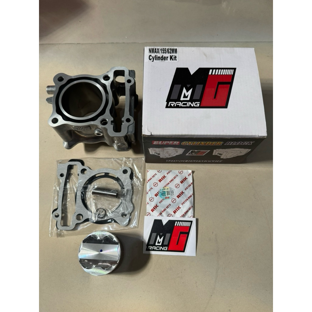 blok nmax 155 piston 62mm blok mg racing nmax