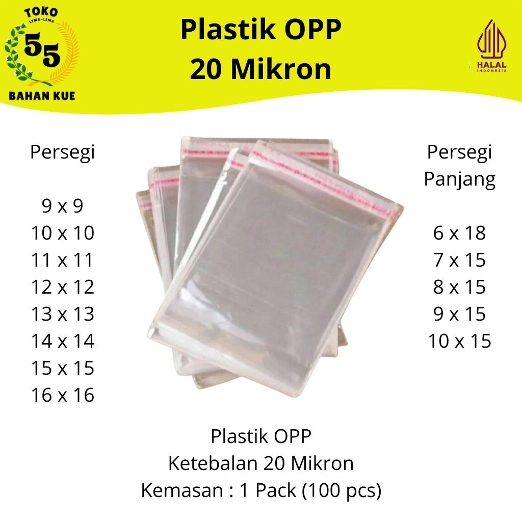 Plastic OPP / Plastik OPP Kue