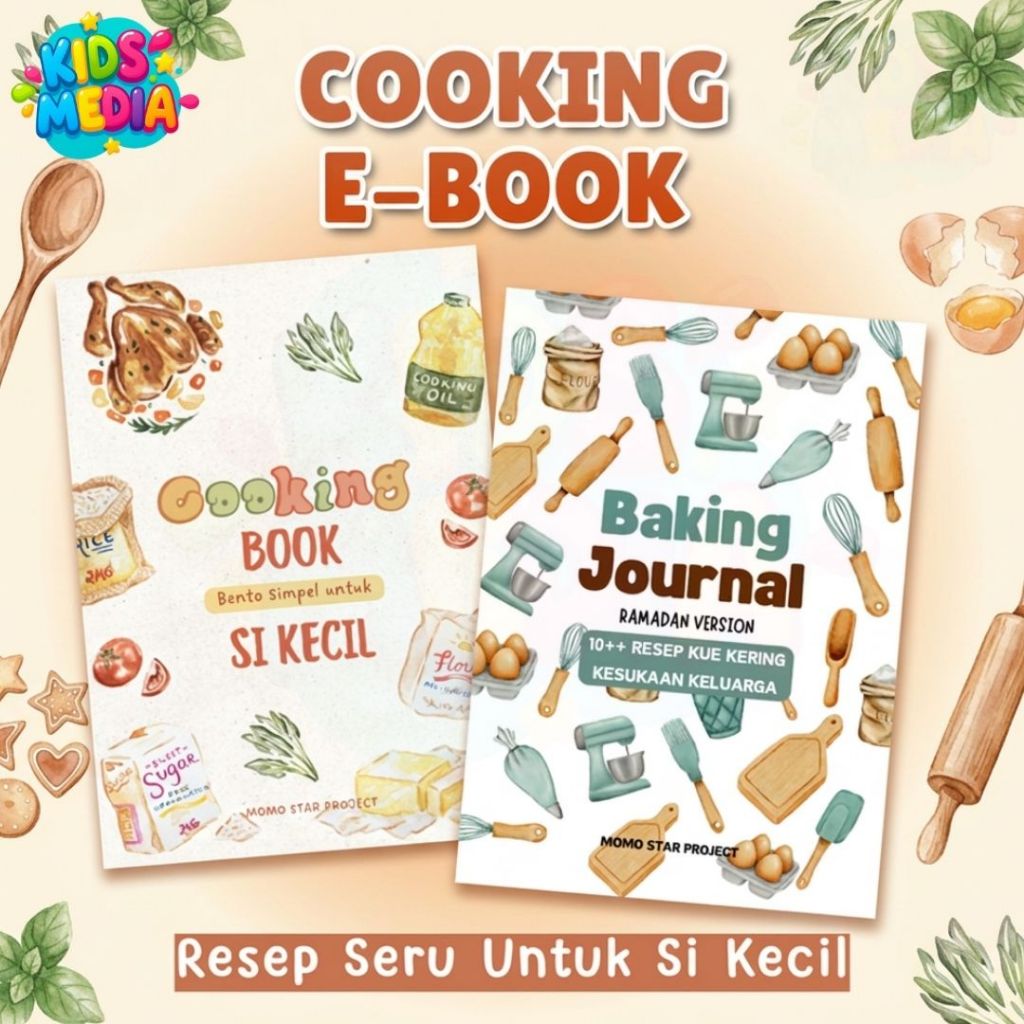 [K0165] COOKING E-BOOK | E-Book Resep dan Aktivitas Memasak