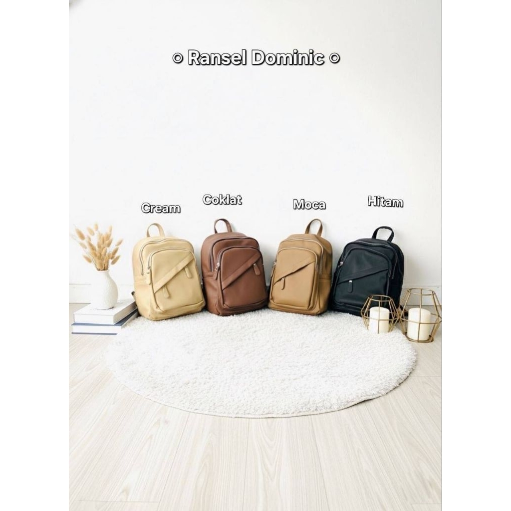 Foryoulook | Tas Ransel Wanita Kekinian - RANSEL DOMINI