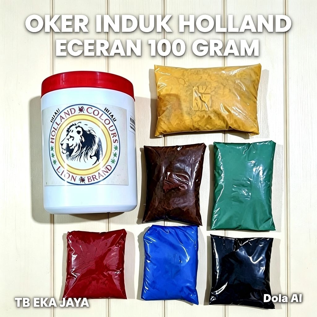 Oker Induk Oker Lantai Oker Tabur Oker Pewarna Semen HOLLAND Eceran 1 Ons 100 Gram