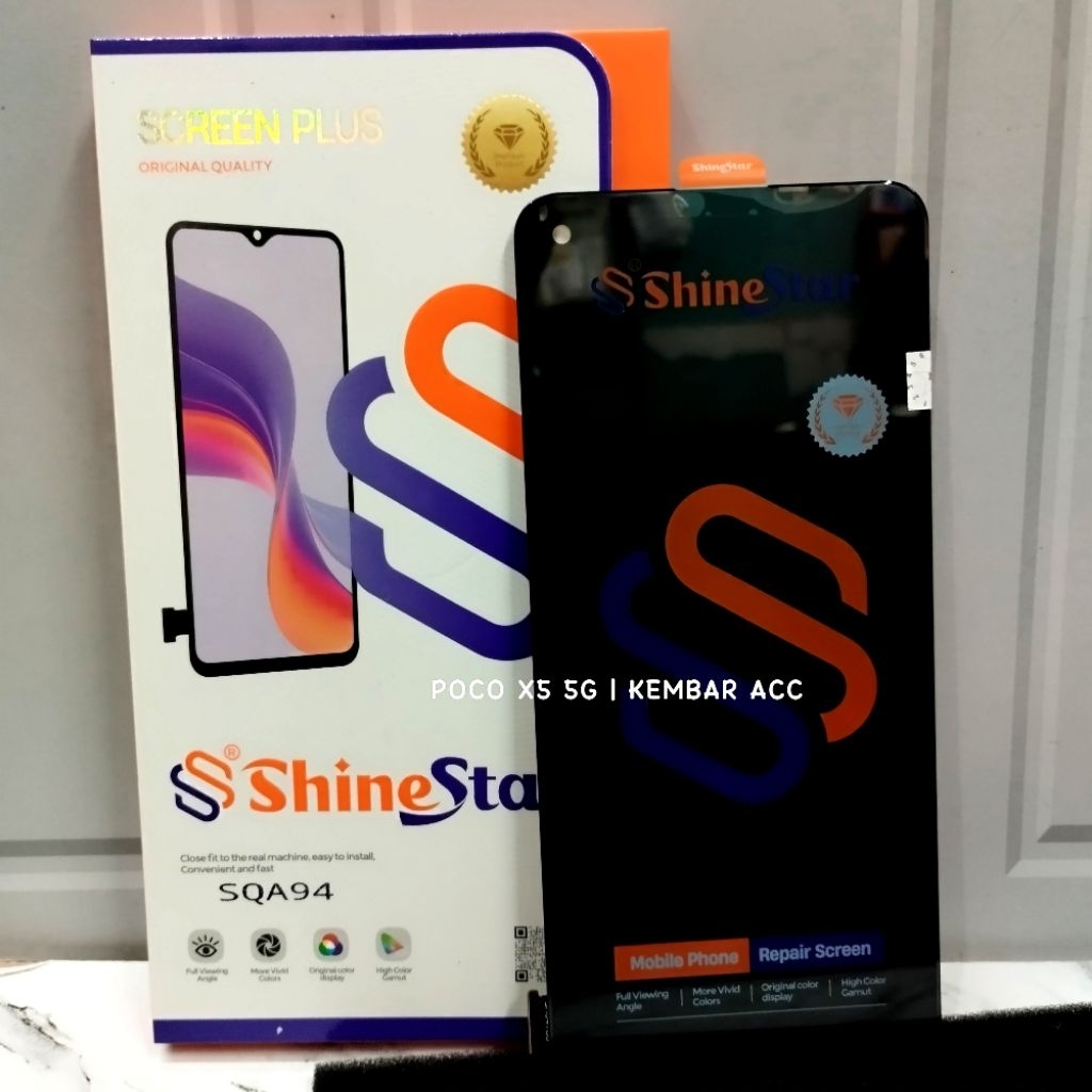 Shinestar ~ Lcd Oppo A74 / A94 / A96 / REALME 7 PRO Black Ori Shinestar