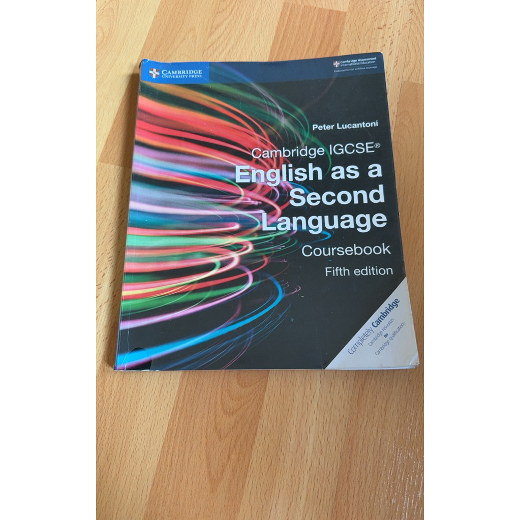 CAMBRIDGE IGCSE english second language coursebook - preloved