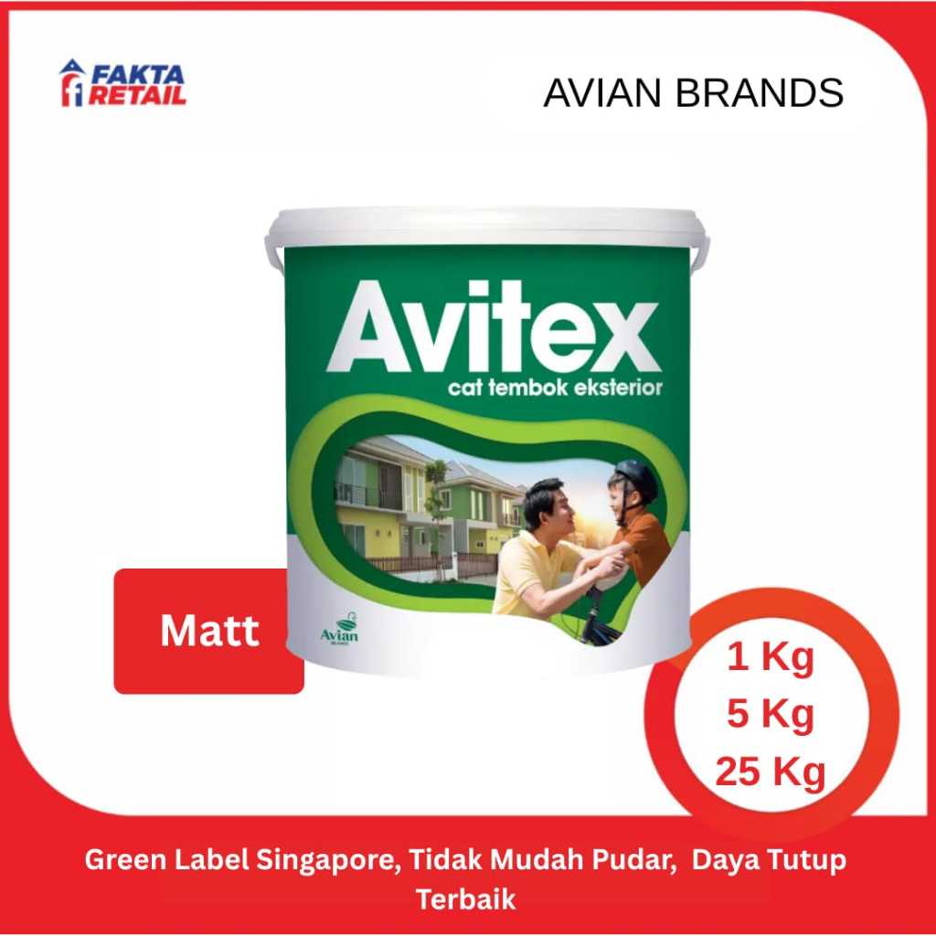 AVITEX EXTERIOR CAT PELAPIS DINDING