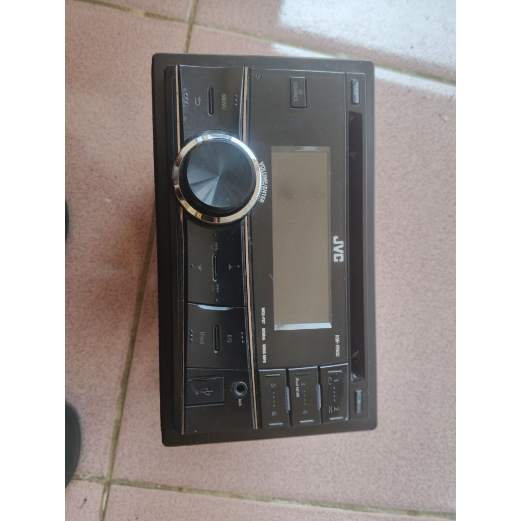 1 Unit Head Unit JVC KW-R500 (sesuai foto).