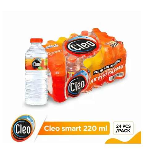 Cleo 220 Ml 1 Dus Isi 24 Btl / Cleo 1 Dus