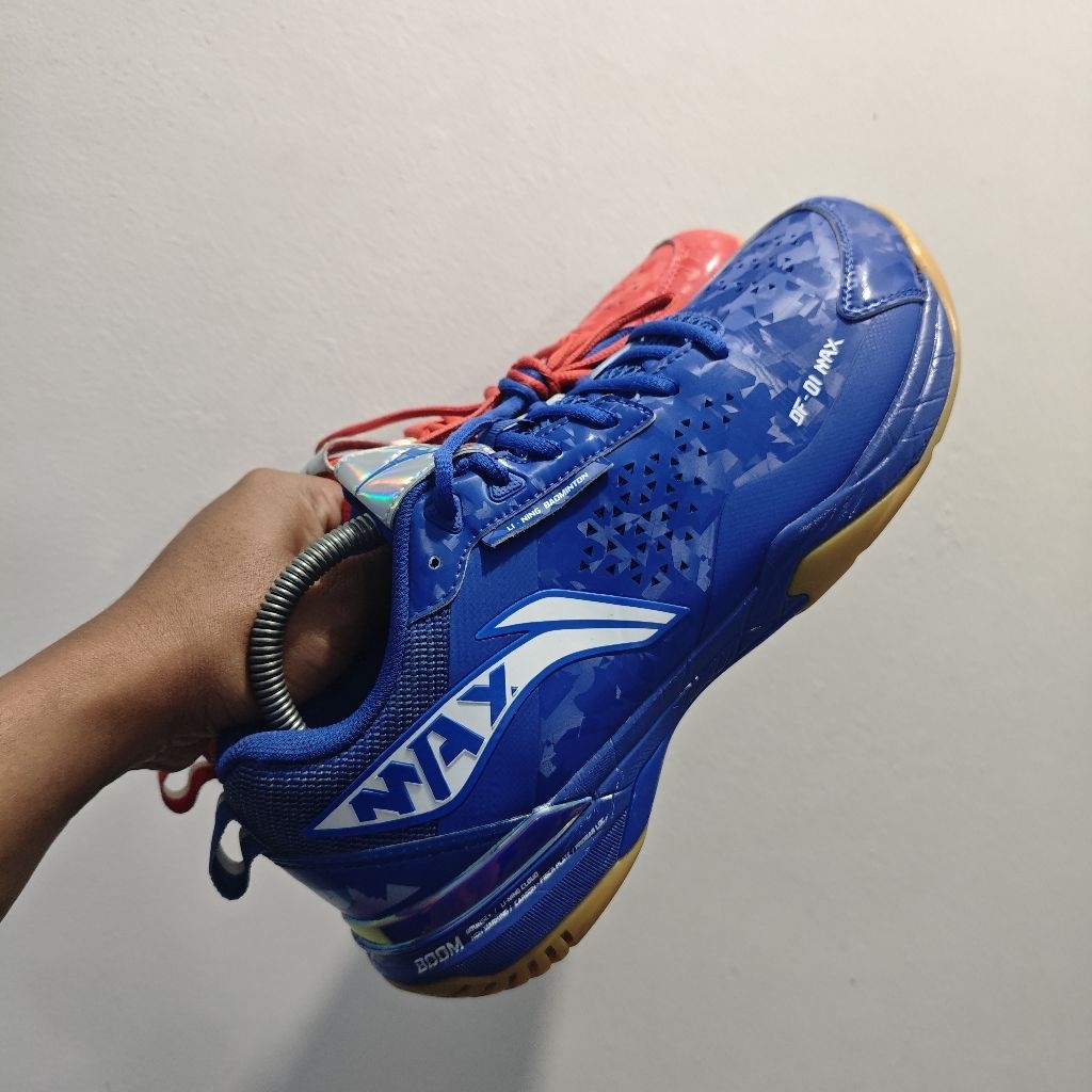 Sepatu badminton lining DF-01 max Paris limited Original Second Size 42