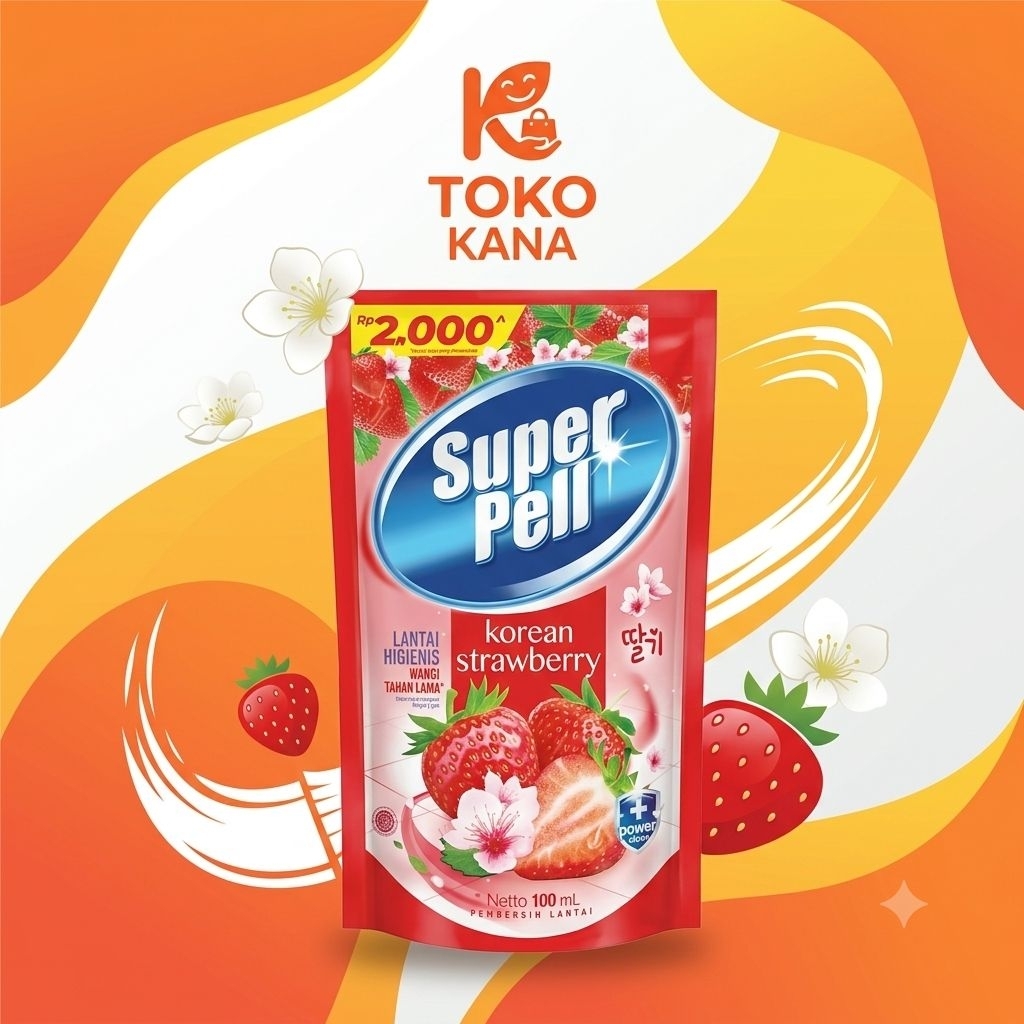 SUPER PELL KOREAN STRAWBERRY 250ML