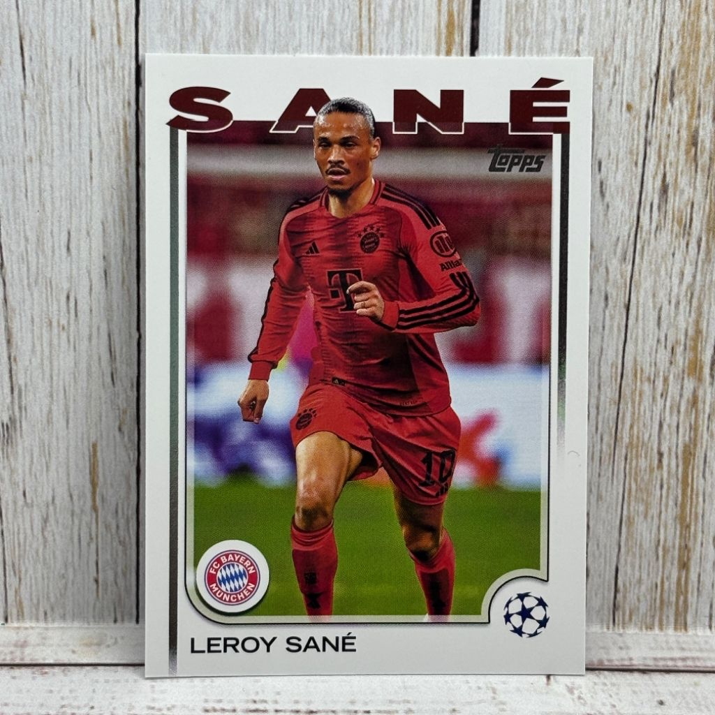 Kartu Bola Leroy Sane Bayern Munchen Topps UCC Original