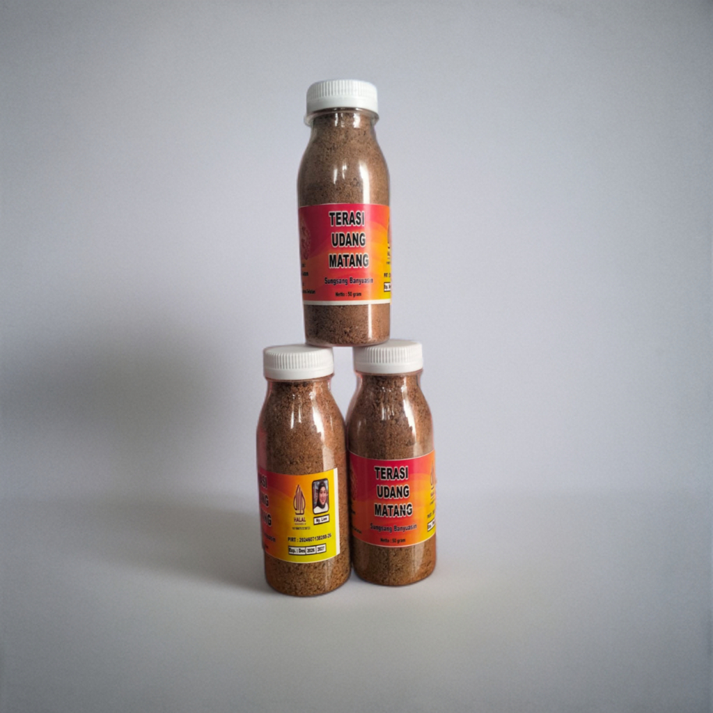 Terasi Bubuk Khas Bangka Premium 150gr | Isi 3 Kemasan 50gr | Bumbu Masak Nusantara Siap Pakai