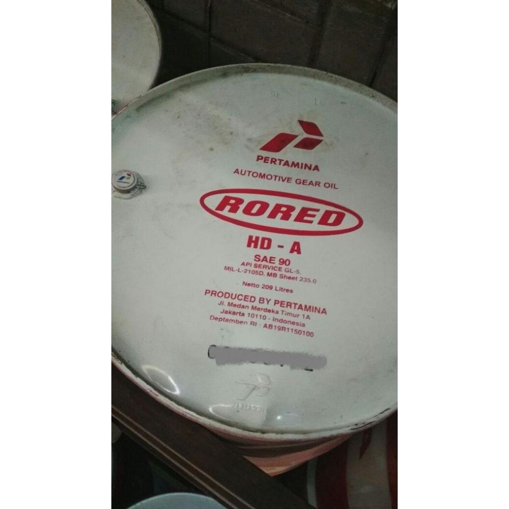 oli Pertamina sae 90 rored