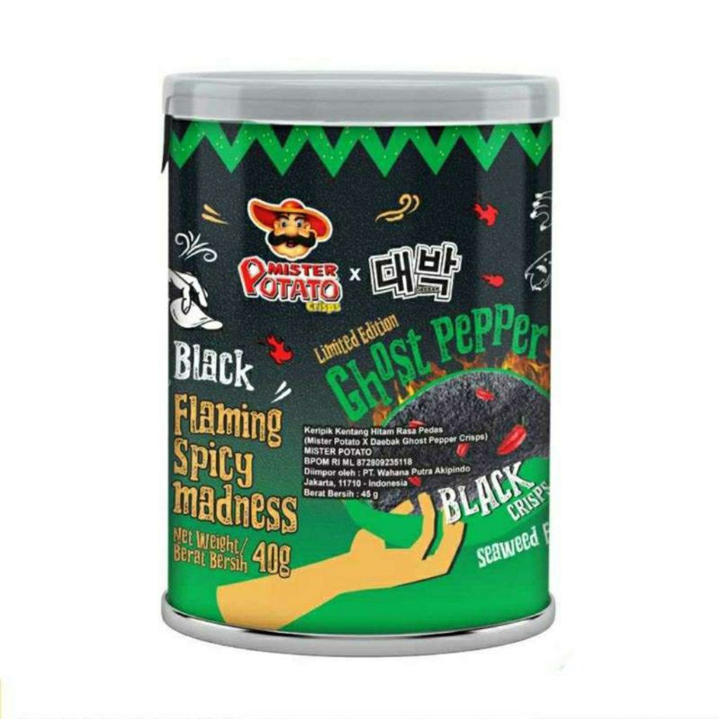 MISTER POTATO SNACK CHIPS GHOST PEPPER ALL VARIAN 40gr ( PCS )