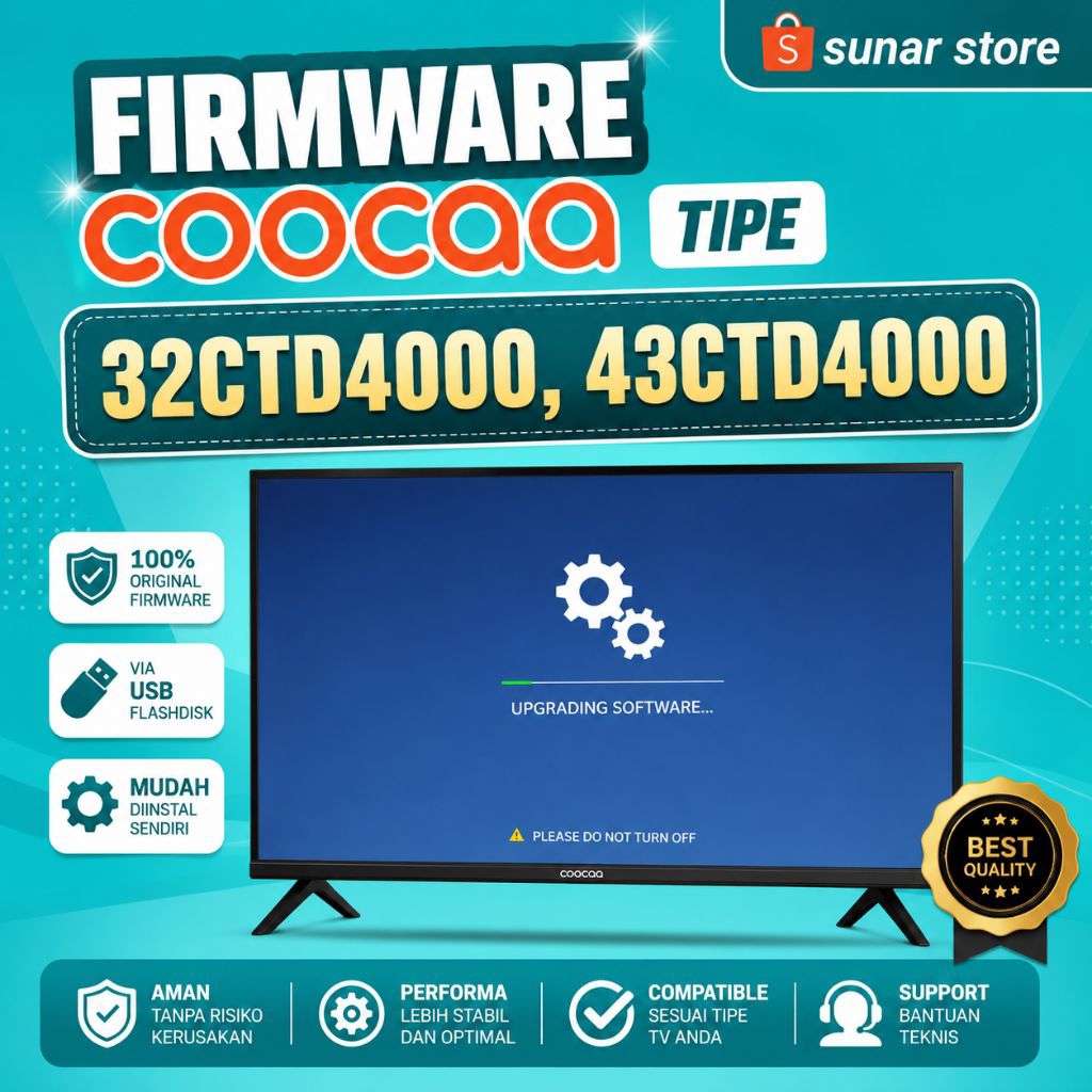 FIRMWARE TV COOCAA 32CTD4000 43CTD4000