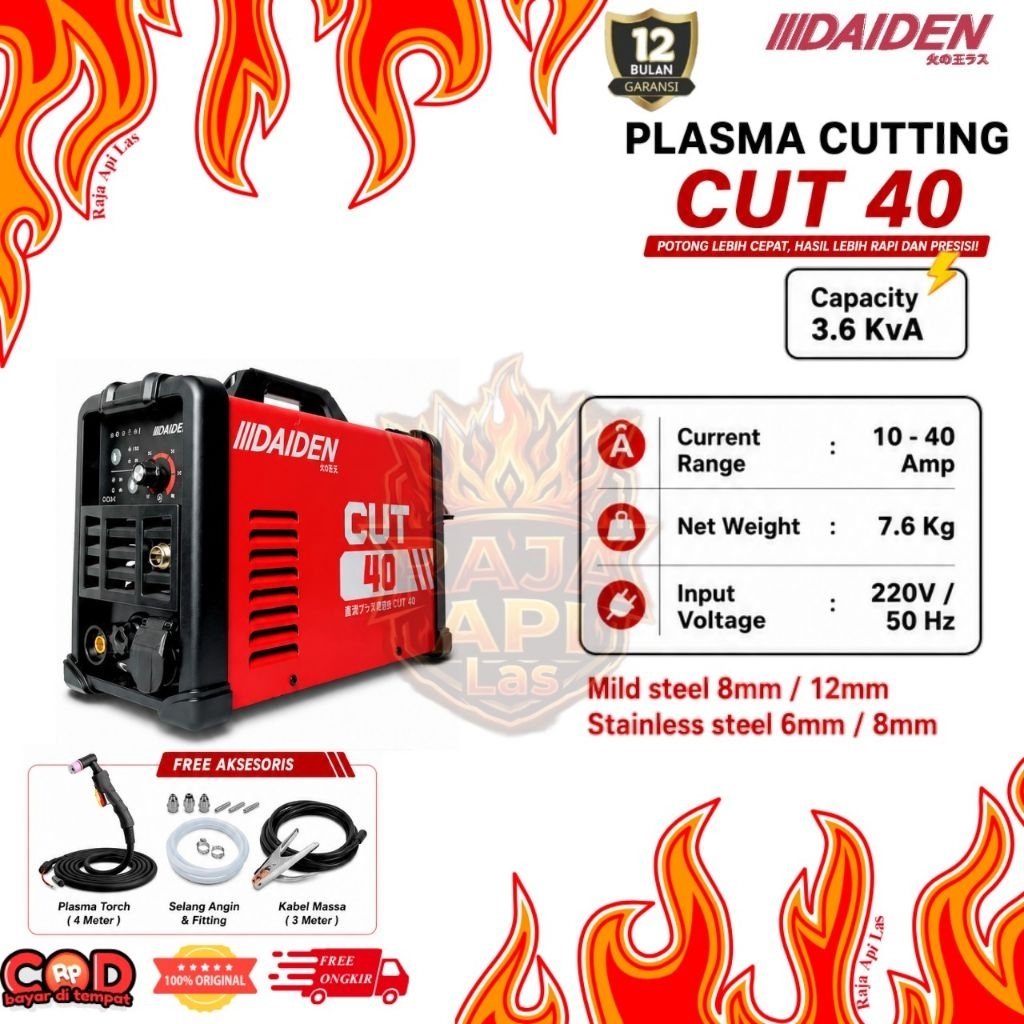 Trafo las Cutting Plasma Daiden Cut 40