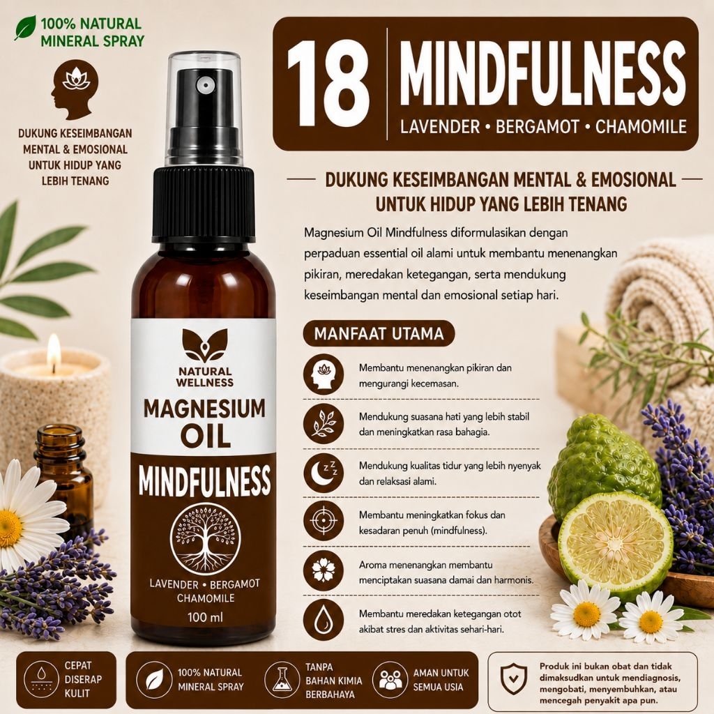 Magnesium Oil Mindfulness 100ml