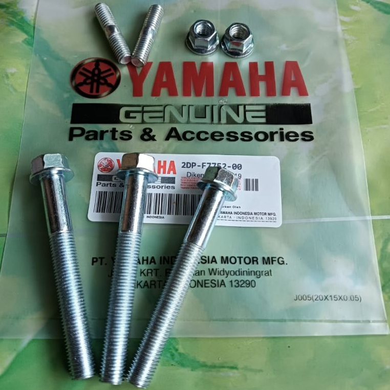 PAKET  1 SET BAUT TANAM+ MUR + BAUT KNALPOT BELAKANG YAMAHA NMAX