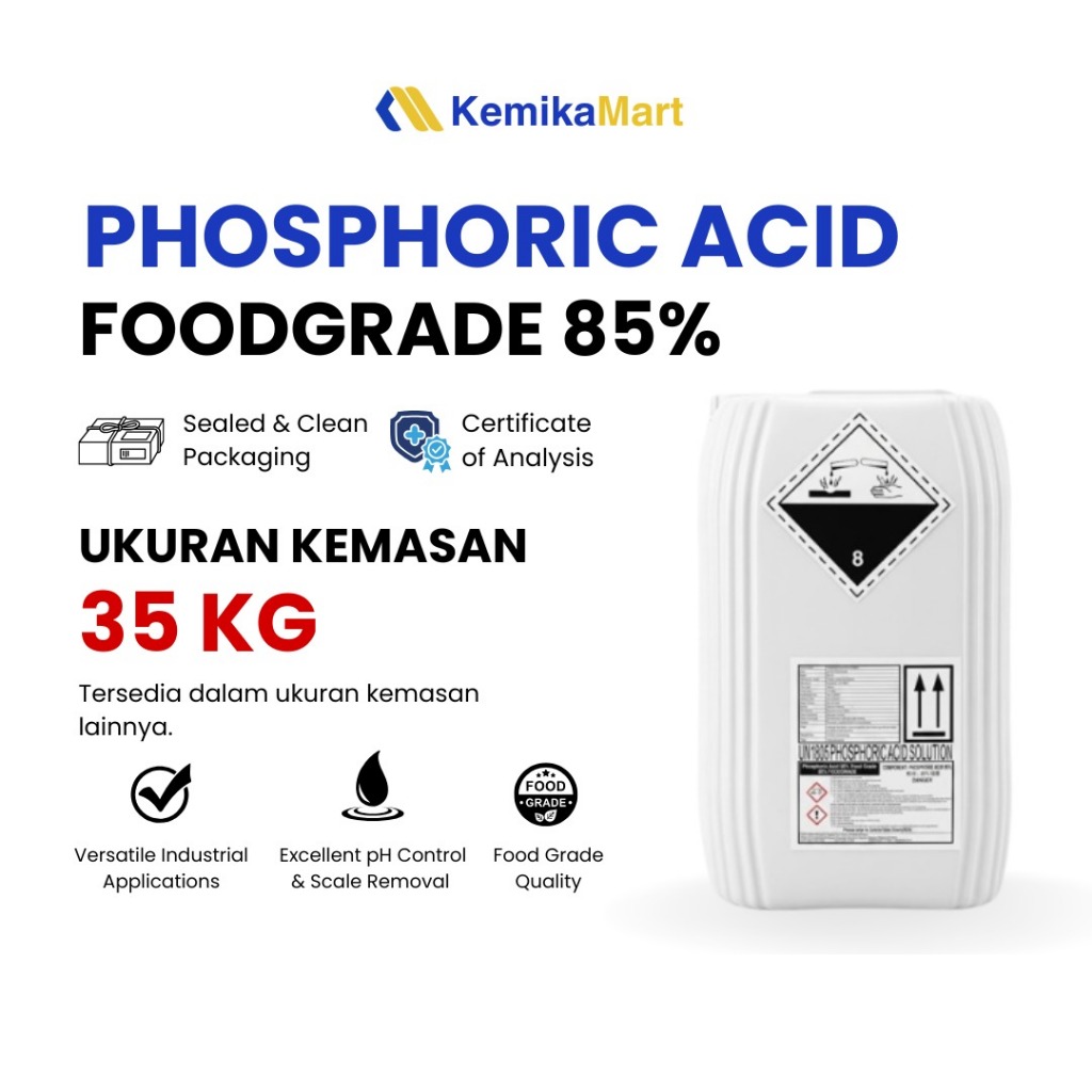 Phosphoric Acid 85% Foodgrade 35Kg