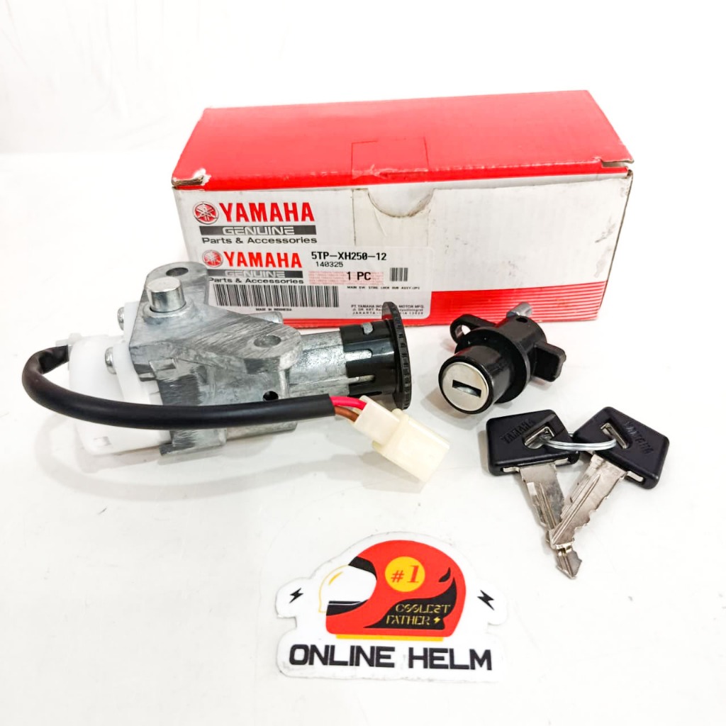 KUNCI KONTAK KEY SET 5TP JUPITER Z LAMA BURHAN 5TP-XH250-12 YAMAHA ORIGINAL
