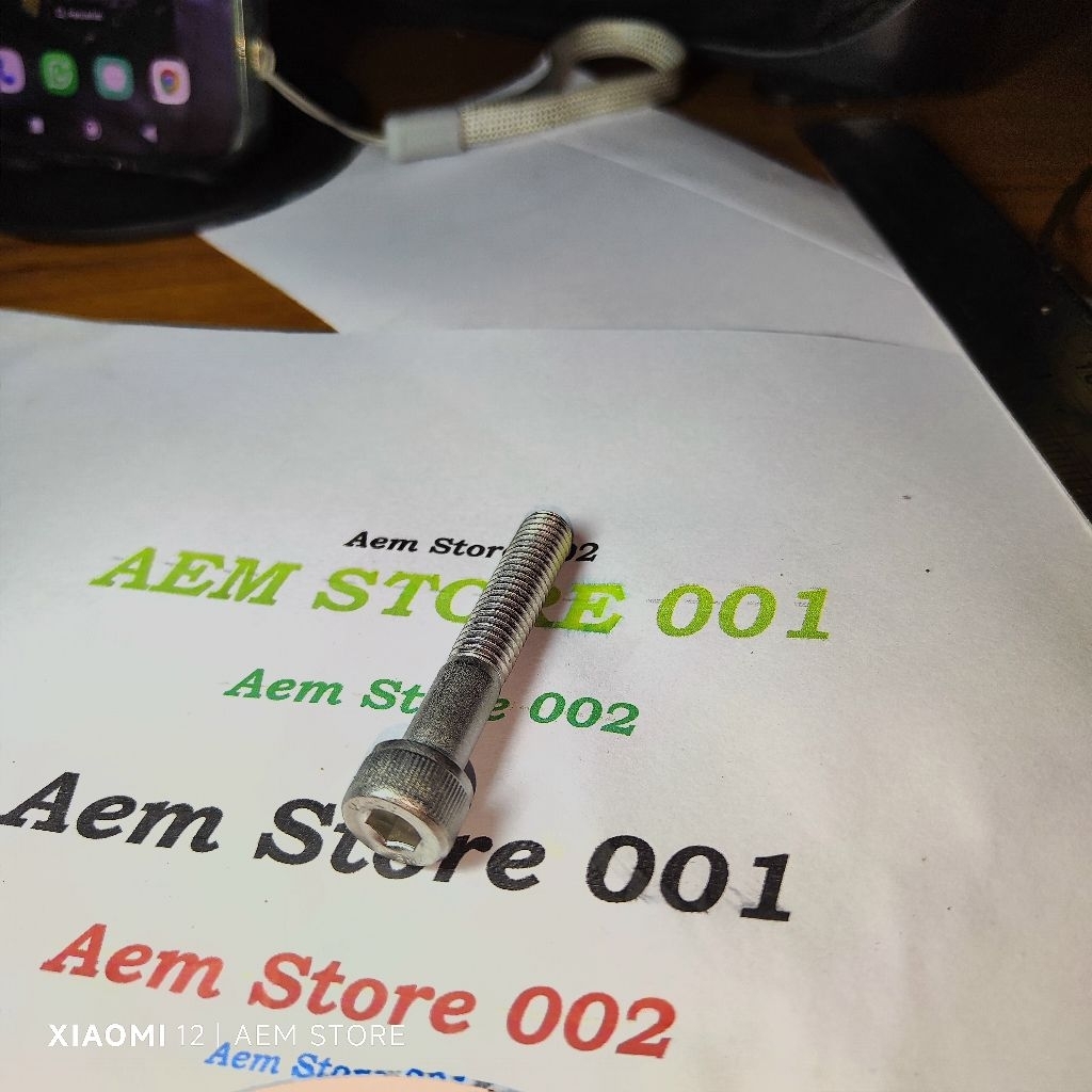 Baut L M8 X 45 half drat (4.5cm) stainless 304 THE A2-70