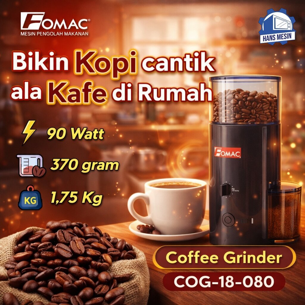 FOMAC MESIN PENGGILING KOPI / COFFEE GRINDER (FOMAC) COG-18-080