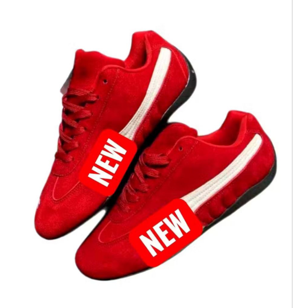 IMPORT QUALITY Sepatu SpeedCAT OG Merah Putih untuk Pria dan Wanita // SpeedCAT Terbaru & Terlaris