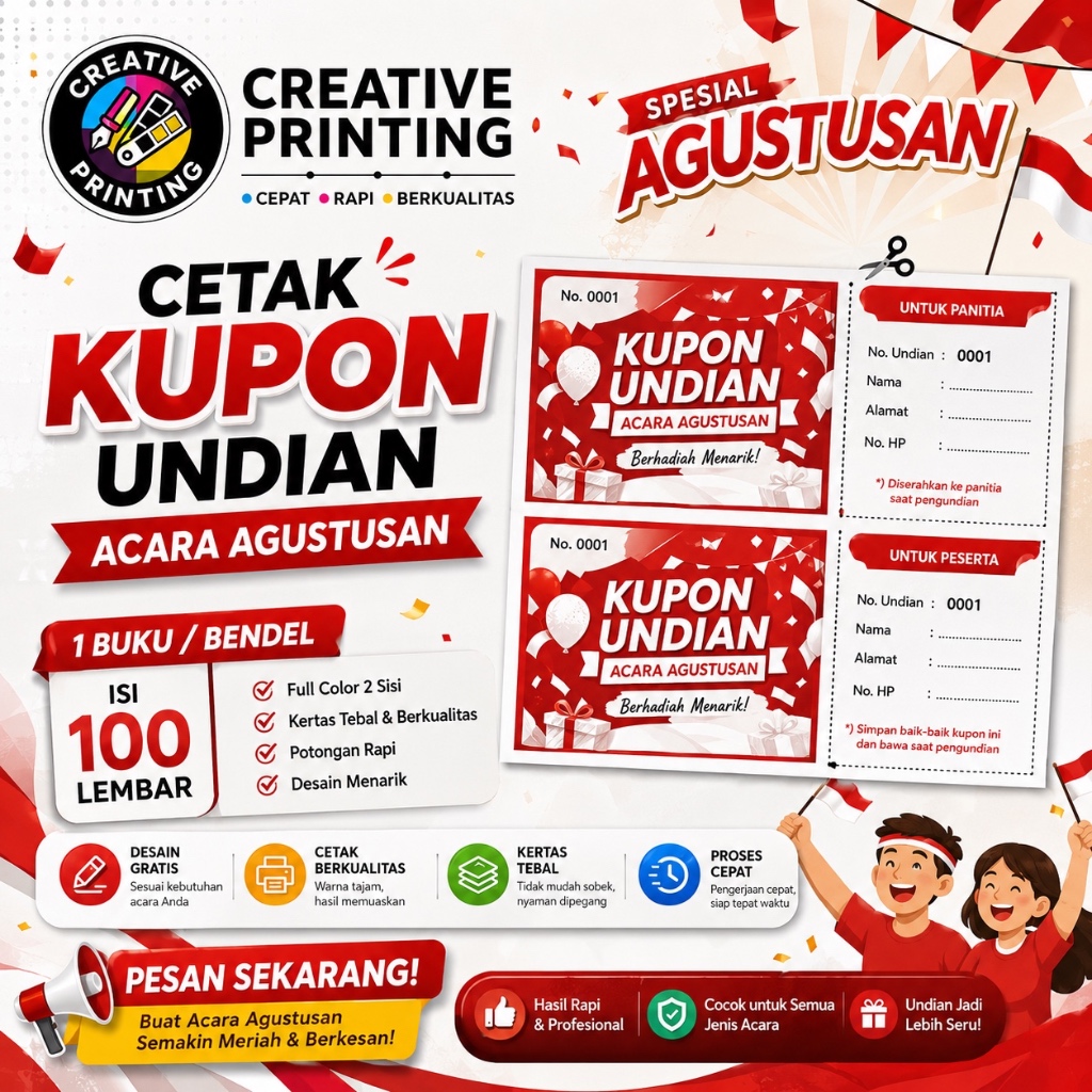 CETAK KUPON UNDIAN