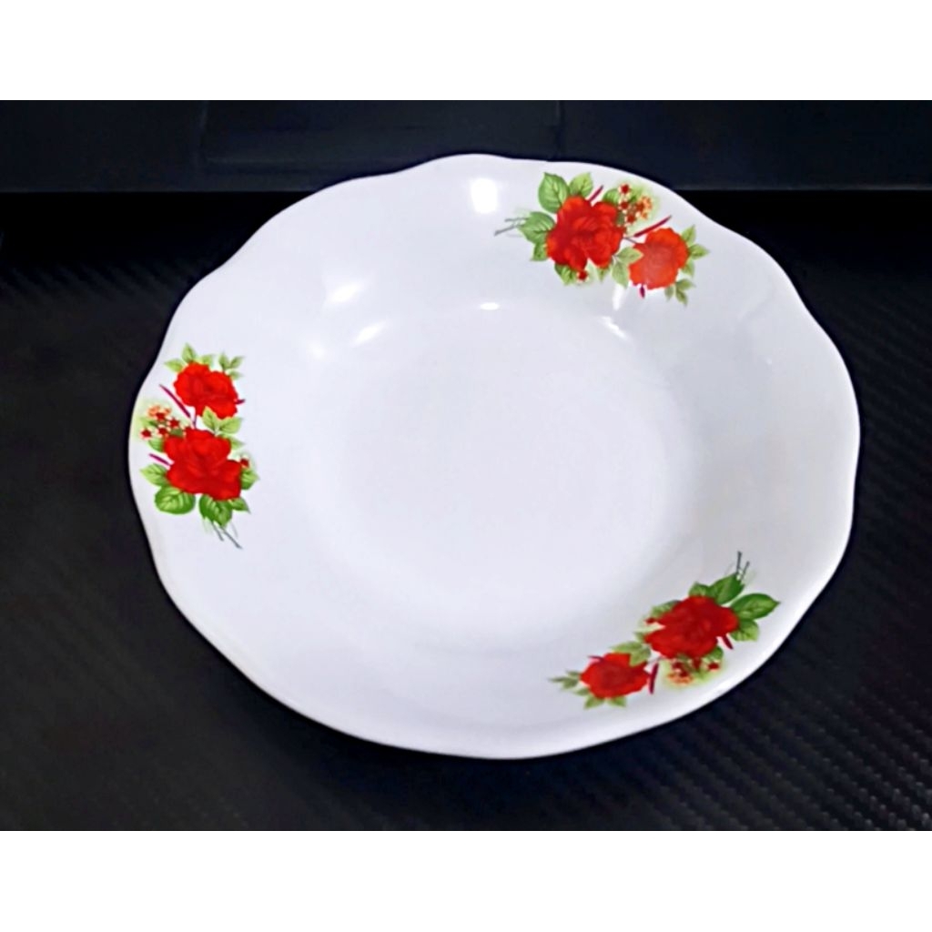 PIRING LEPEK KERAMIK  / PIRING TATAKAN KERAMIK BINTANG "6" LUCKY / PIRING KUE KECIL