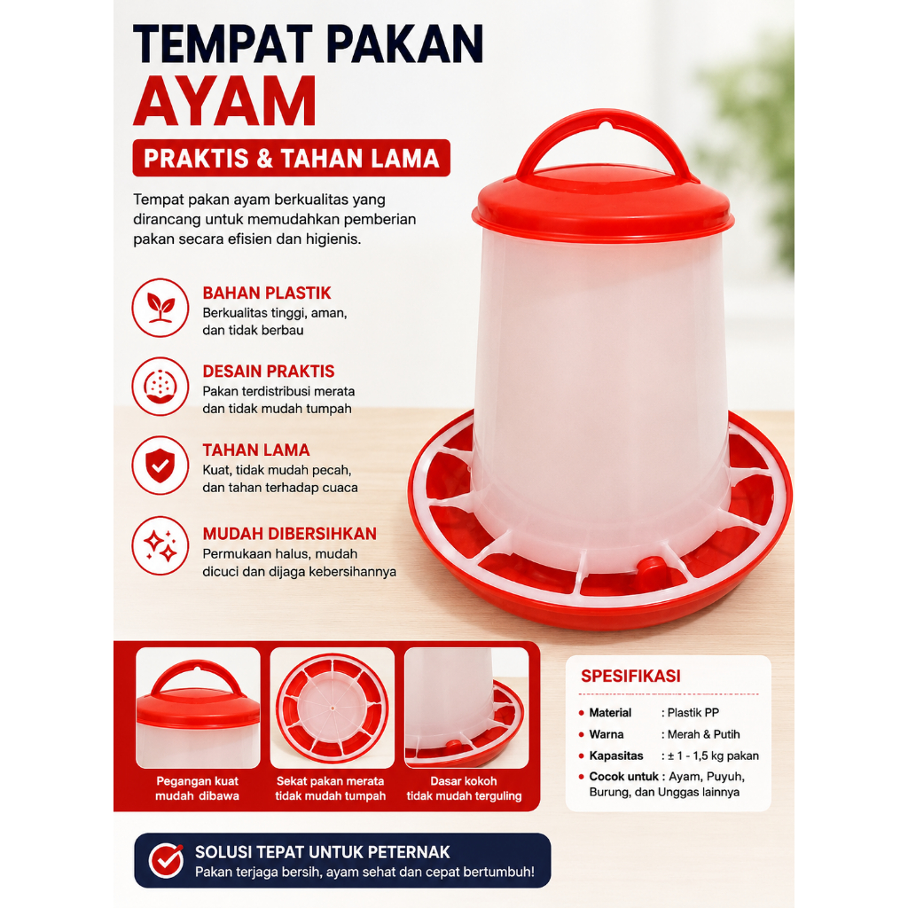 tempat pakan ayam feeder pakan ayam
