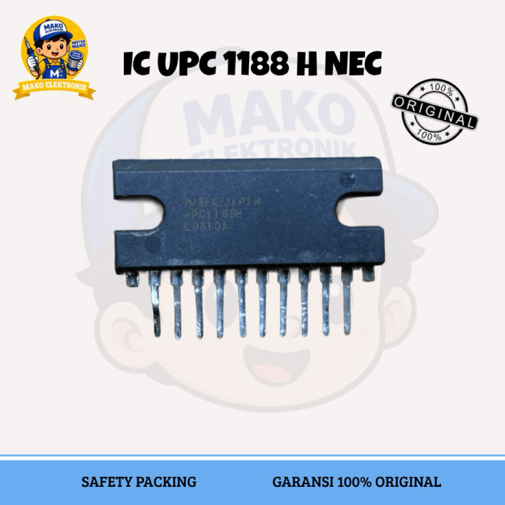 IC UPC 1188 H NEC ASLI ORIGINAL TR Transistor UPC1188 UPC1188H