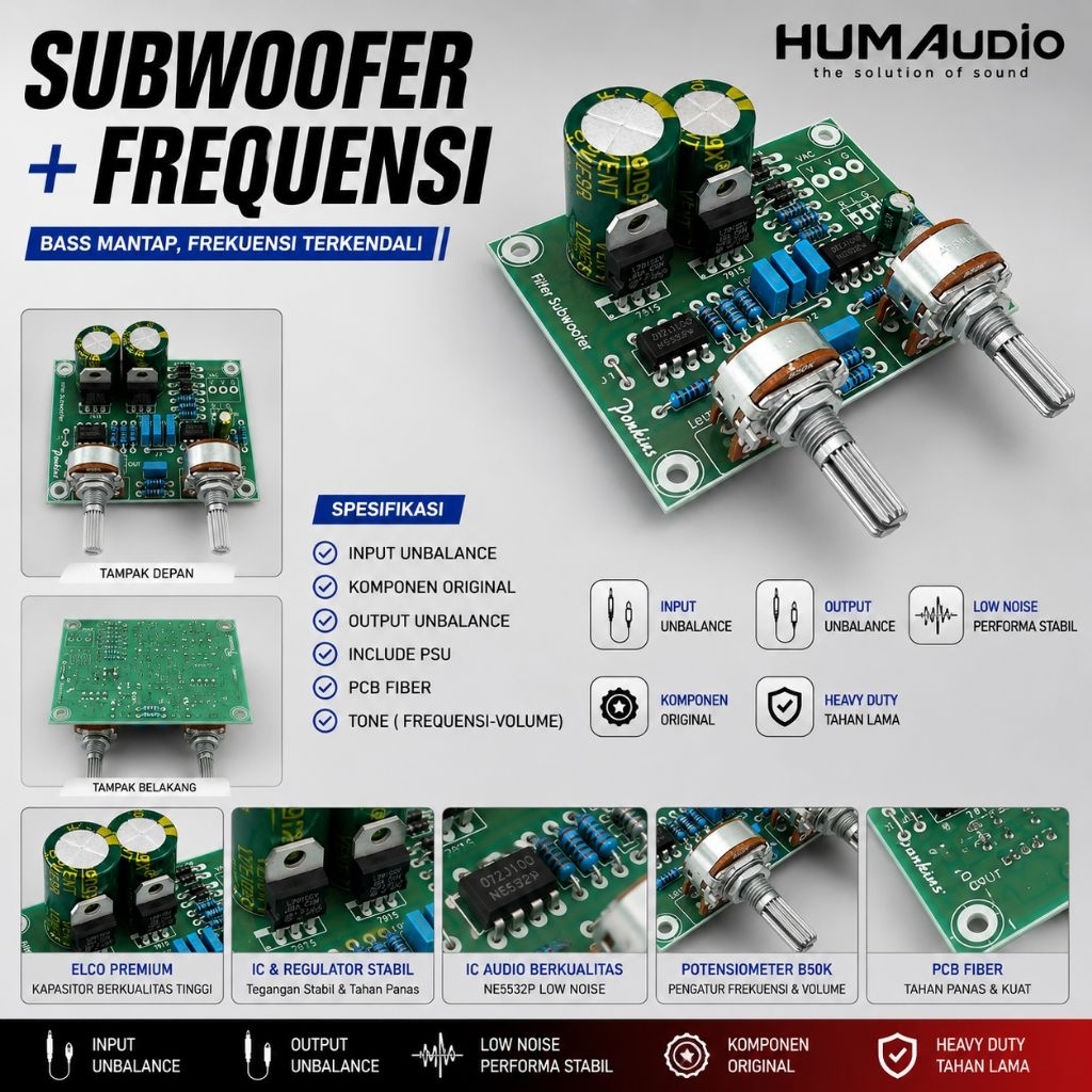 FILTER SUBWOOFER 2 POTENSIO