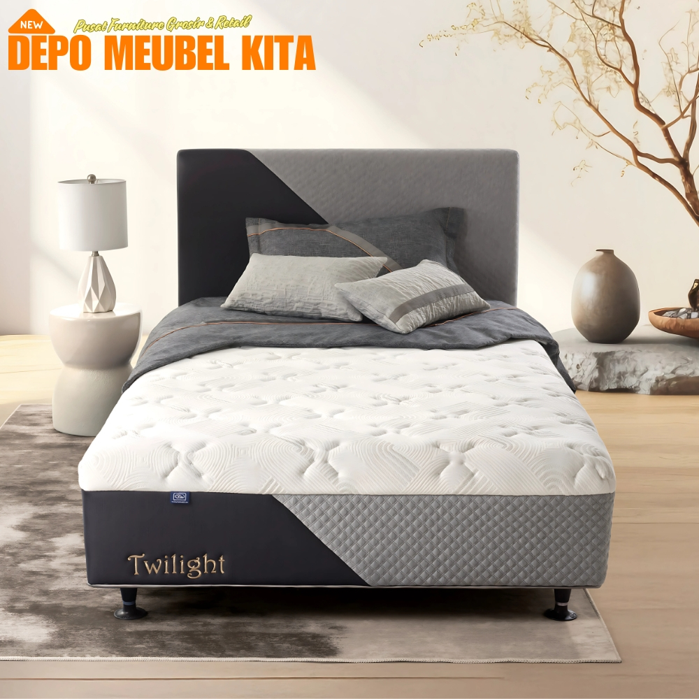 ELITE SPRINGBED TWILIGHT (FULLSET) - COMPACTBED - Garansi Resmi Elite 15 Thn