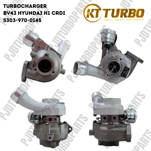 TURBOCHARGER TURBO ASSY BV43 HYUNDAI H1 PN 5303-970-0145 / 5303-970-0127 WATERCOOLED
