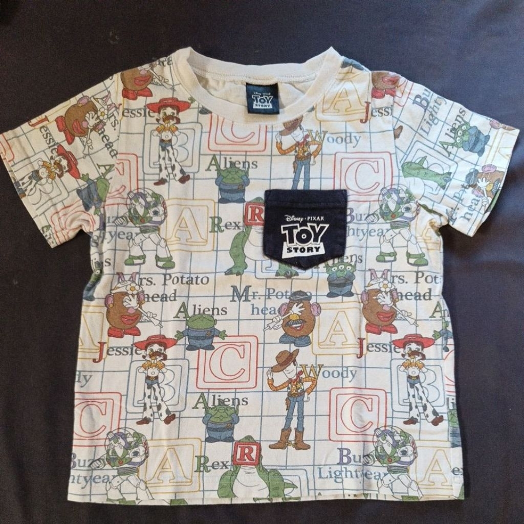 kaos toy story kids original