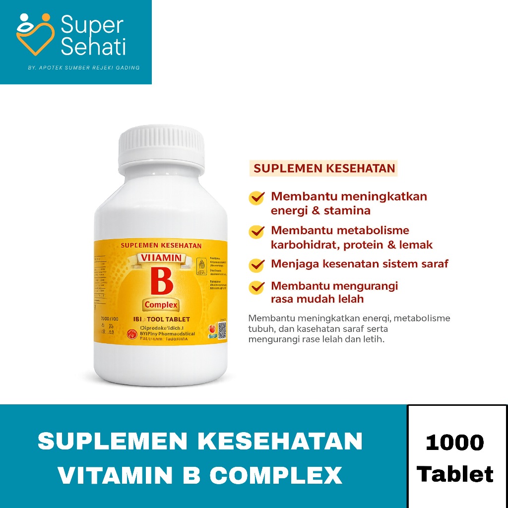VITAMIN B COMPLEX PIM 1000 TABLET